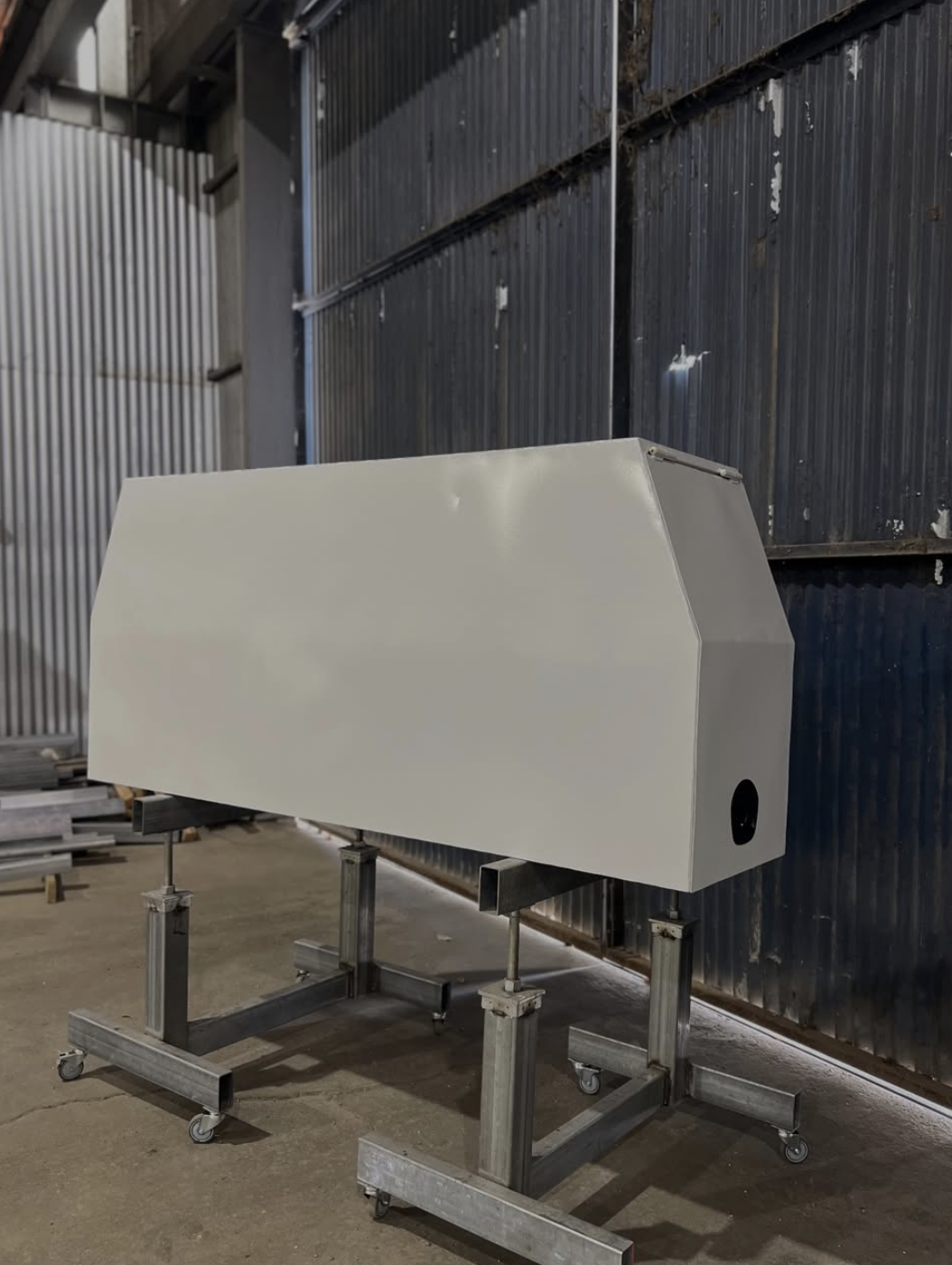 Satin White Canopy